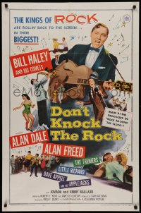 2j273 DON'T KNOCK THE ROCK 1sh 1957 Bill Haley & his Comets, sequel to Rock Around the Clock!