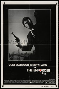 2j301 ENFORCER 1sh 1976 classic image of Clint Eastwood as Dirty Harry holding .44 magnum!