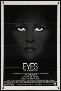 2j317 EYES OF LAURA MARS 1sh 1978 Irvin Kershner, cool image of psychic Faye Dunaway!
