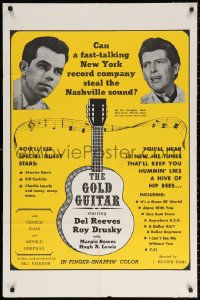 2j390 GOLD GUITAR 1sh 1966 Del Reeves, Roy Drusky, country western musical!