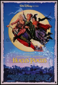 2j436 HOCUS POCUS DS 1sh 1993 Bette Midler & Kathy Najimy as witches, Drew Struzan art!