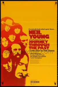 2j486 JOURNEY THROUGH THE PAST 25x37 1sh 1973 Neil Young, everybody look what's goin' down!
