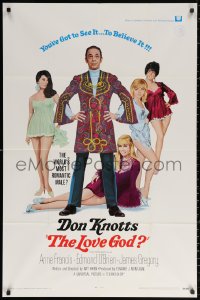 2j554 LOVE GOD int'l 1sh 1969 Don Knotts is the world's most romantic male with sexy babes!