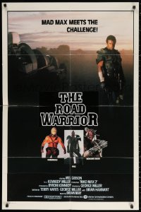 2j566 MAD MAX 2: THE ROAD WARRIOR int'l 1sh 1982 cool images of Mel Gibson who returns as Mad Max!