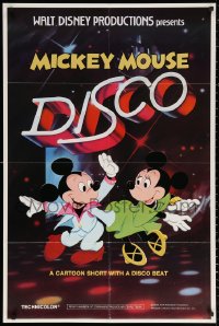 2j597 MICKEY MOUSE DISCO 1sh 1980 Disney cartoon with a disco beat, great dancing image!