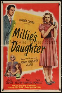 2j600 MILLIE'S DAUGHTER 1sh 1947 Sidney Salkow directed, Gladys George, Gay Nelson!