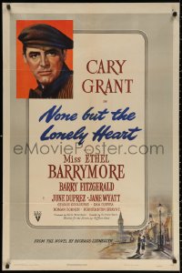 2j665 NONE BUT THE LONELY HEART 1sh 1944 tough Cary Grant, written & directed by Clifford Odets!