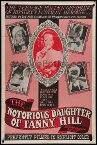 2j670 NOTORIOUS DAUGHTER OF FANNY HILL 1sh 1966 sexy images, fervently filmed in explicit color!