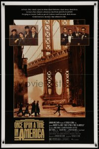 2j681 ONCE UPON A TIME IN AMERICA 1sh 1984 De Niro, James Woods, Sergio Leone, many images!