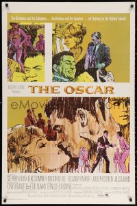 2j688 OSCAR int'l 1sh 1966 Stephen Boyd & Sommer race for Hollywood's highest award, Terpning art!