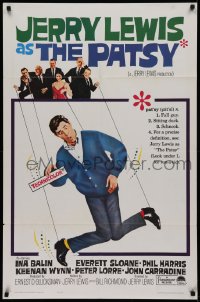 2j698 PATSY 1sh 1964 wacky image of Jerry Lewis hanging from strings like a puppet!