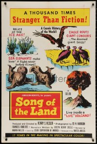 2j822 SONG OF THE LAND 1sh 1953 sea elephants make love, a sight never before filmed!