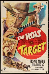 2j879 TARGET 1sh 1952 cool images of Linda Douglas, Tim Holt, cowboy western!
