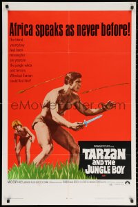 2j882 TARZAN & THE JUNGLE BOY 1sh 1968 could Mike Henry find him in the wild jungle?