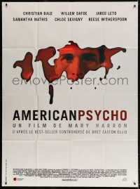 2k429 AMERICAN PSYCHO French 1p 2000 psychotic yuppie killer Christian Bale, from Bret Ellis novel!