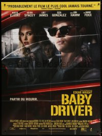 2k442 BABY DRIVER French 1p 2017 Ansel Elgort in the title role, directed by Edgar Wright!