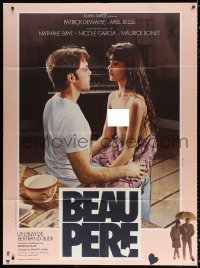 2k452 BEAU PERE French 1p 1981 topless young Ariel Besse loves her stepfather Patrick Dewaere!