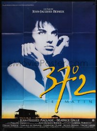 2k457 BETTY BLUE French 1p 1986 Jean-Jacques Beineix, close up of pensive Beatrice Dalle in sky!