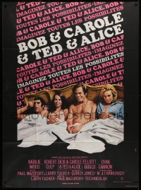 2k475 BOB & CAROL & TED & ALICE French 1p 1970 Natalie Wood, Elliott Gould, Dyan Cannon, Robert Culp
