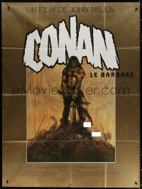 2k510 CONAN THE BARBARIAN French 1p 1982 classic Frank Frazetta art from his paperback book cover!