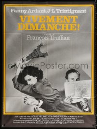 2k512 CONFIDENTIALLY YOURS French 1p 1983 Truffaut's Vivement Dimanche, Trintignant, Ardant