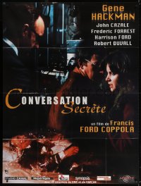 2k514 CONVERSATION French 1p R2010 Gene Hackman, Francis Ford Coppola classic, different image!