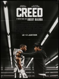 2k521 CREED advance French 1p 2016 image of Sylvester Stallone as Rocky Balboa with Michael Jordan!