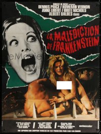 2k525 CURSE OF FRANKENSTEIN French 1p 1972 Jess Franco's Les Experiences Erotiques de Frankenstein!