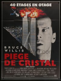 2k540 DIE HARD French 1p 1988 cop Bruce Willis is up against twelve terrorists, crime classic!