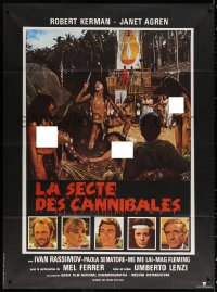 2k546 DOOMED TO DIE French 1p 1981 Umberto Lenzi's Mangiati vivi, cannibals & topless girls!