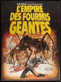 2k560 EMPIRE OF THE ANTS French 1p 1978 H.G. Wells, completely different art by Michel Landi!