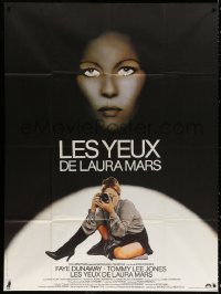 2k570 EYES OF LAURA MARS French 1p 1978 Irvin Kershner, Tommy Lee Jones, psychic Faye Dunaway!