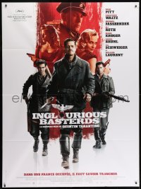 2k672 INGLOURIOUS BASTERDS French 1p 2009 directed by Quentin Tarantino, Nazi-killer Brad Pitt!