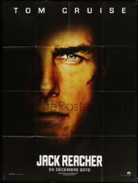 2k681 JACK REACHER teaser French 1p 2012 great super close up of Tom Cruise, he has no limits!