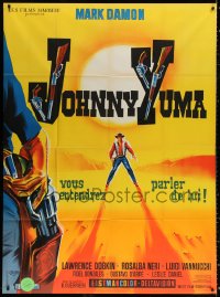 2k686 JOHNNY YUMA French 1p 1967 cool spaghetti western gun duel art by Constantine Belinsky, rare!