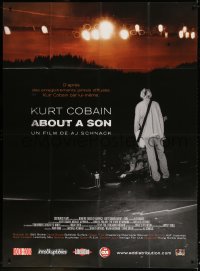 2k698 KURT COBAIN ABOUT A SON French 1p 2008 cool image of Nirvana lead singer on stage!