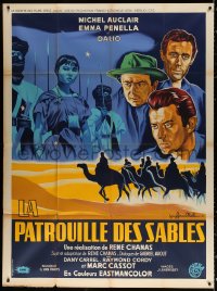 2k706 LA PATROUILLE DES SABLES French 1p 1957 Guy Gerard Noel art of Michel Auclair & Marcel Dalio!