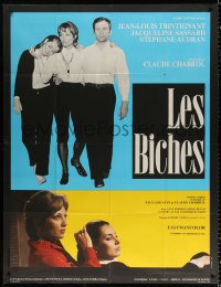 2k720 LES BICHES French 1p 1979 Claude Chabrol directed, Trintignant, Jacqueline Sassard, Audran