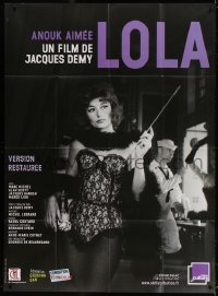 2k734 LOLA French 1p R2012 full-length photo of sexy cabaret singer Anouk Aimee, Jacques Demy