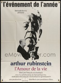 2k742 LOVE OF LIFE French 1p 1969 the human & humorous biography & music of Arthur Rubinstein!