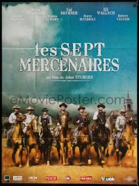 2k751 MAGNIFICENT SEVEN French 1p R2000s Yul Brynner, Steve McQueen, John Sturges' 7 Samurai western!