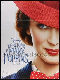 2k760 MARY POPPINS RETURNS teaser French 1p 2018 Disney sequel, super close up of Emily Blunt!