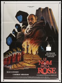 2k777 NAME OF THE ROSE French 1p 1986 Sean Connery, different art by Philippe Druillet & Gayout!