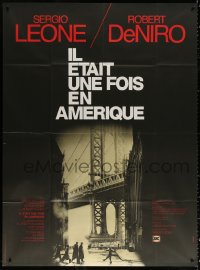 2k795 ONCE UPON A TIME IN AMERICA French 1p 1984 cool New York City image, directed by Sergio Leone!