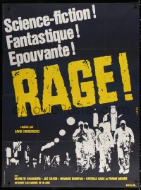 2k829 RABID French 1p 1977 David Cronenberg, completely different art by Landi, Rage!