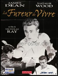 2k835 REBEL WITHOUT A CAUSE French 1p R1990s Nicholas Ray, great different images of James Dean!