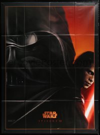 2k843 REVENGE OF THE SITH teaser French 1p 2005 Star Wars Episode III, cool montage art by Drew Struzan!