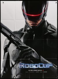 2k848 ROBOCOP teaser DS French 1p 2014 cool close-up of Joel Kinnaman in the title role!