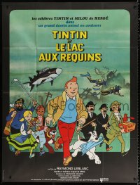 2k935 TINTIN & THE LAKE OF SHARKS French 1p 1973 Belgian cartoon character created by Herge!