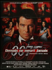 2k941 TOMORROW NEVER DIES French 1p 1997 Pierce Brosnan as Bond, Michelle Yeoh, Teri Hatcher!